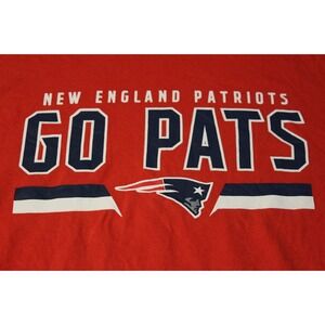 New England Patriots Go Pats T-Shirt‎ Mens Size LARGE